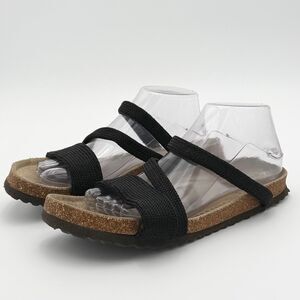 Arcopedico Pantanel Slip-On Sandals With Black Nylon Straps and Cork Soles - EU